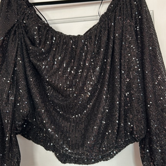 Sarah Sequin Top - Plus Size - Picture 8 of 8